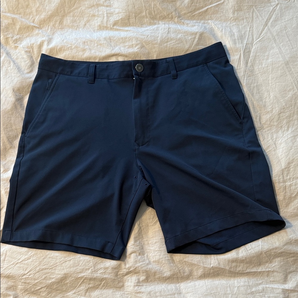 Bonobos Dark Blue Flat Front Shorts Golf Shorts